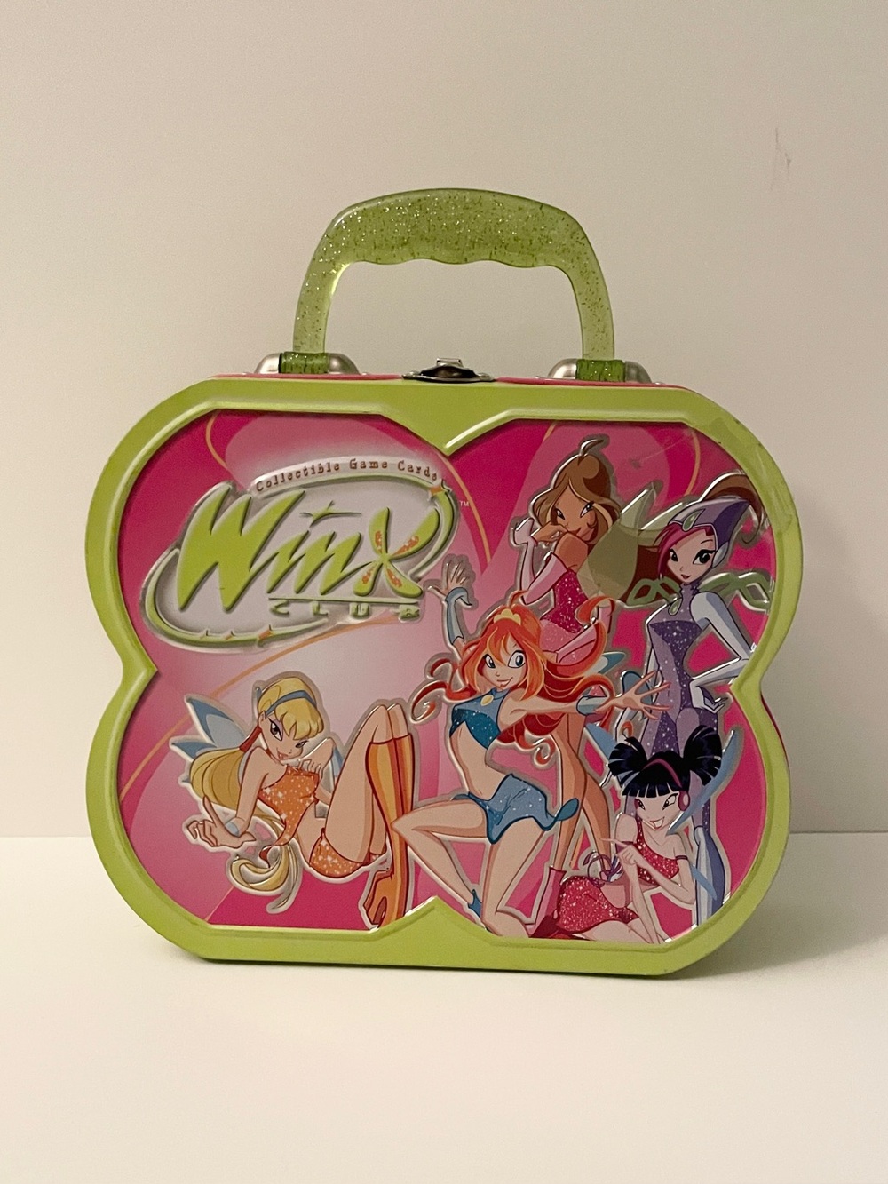 Vintage 2004 Winx Club Circle of Power Card Game Tin Upper Deck Starter Set